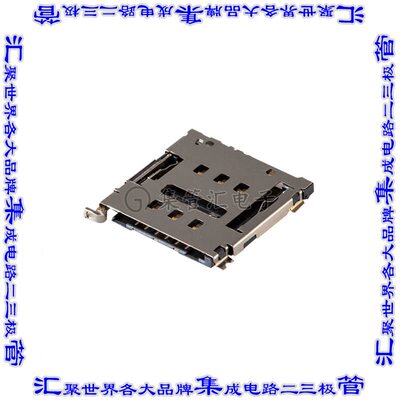 NSIM-4-B 接插件连接器NANO SIM CARD CONNECTORS, 6 POSI