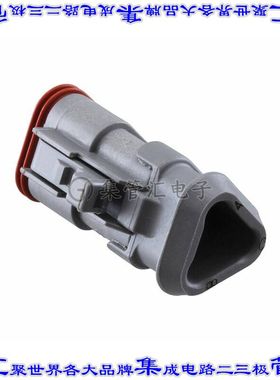 DT06-3S-E008 矩形连接器外壳3POS插头2排母形插口灰色自由悬挂