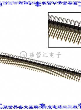 9-146309-0 针座连接器80POS分离式2排2.54mm公形插针通孔直角镀