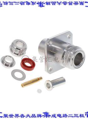 R161277000 同轴连接器N型插孔母形插口焊接50欧姆面板安装