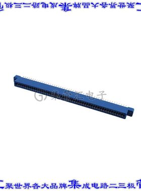 EBA50DCSD 卡边缘连接器100POS母头2排3.18mm蓝色镀金