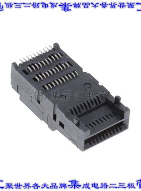 2325864-1 插拔式连接器40POS插座SFP-DD(双密度)表面贴装直角焊