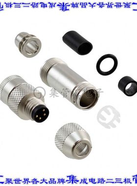 1506914 圆形连接器4POS插头公引脚焊杯镀金自由悬挂