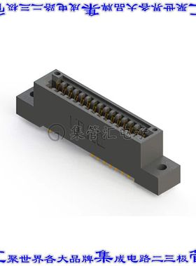 395-030-520-202 卡边缘连接器30POS母头2排2.54mm黑色镀金