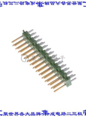 1-825440-5 针座连接器30POS接头2排2.54mm公形插针通孔直针镀金