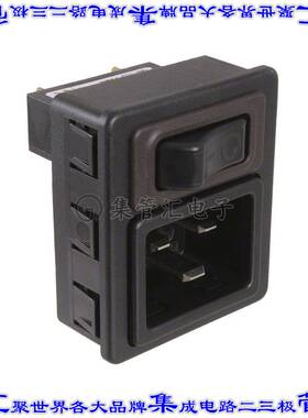 6136.0138.0210 电源接入连接器3POS插座公插片模块IEC320-C20面