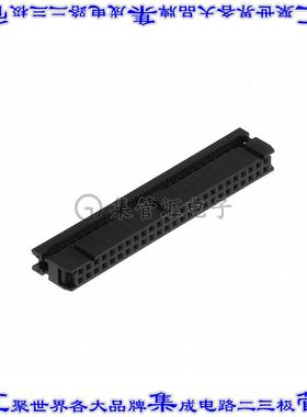 FCS-50-SG 矩形连接器50POS插口2排2.54mm母插口黑色IDC镀金自由