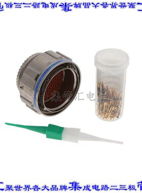 D38999/26TJ35PN 圆形连接器128POS插头公引脚压接镀金自由悬挂