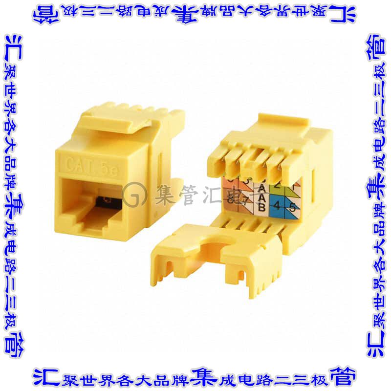 A-KEY-8-EG-GIB-WIY3 接插件连接器INSERT RJ45 JACK TO IDC CONN