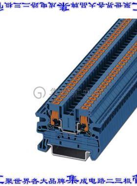 1078962 端子块连接器2POS馈通式5.2mm蓝色12-26AWG