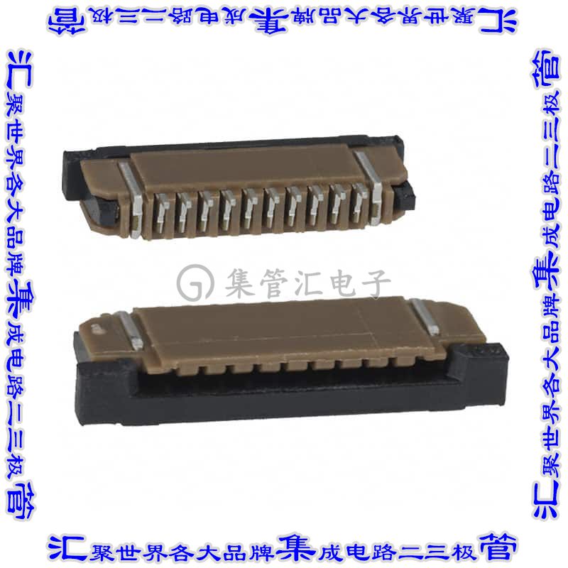 SFW10R-2STE1LF 连接器10POS FFC/FPC 1mm触点顶部表面贴装直角