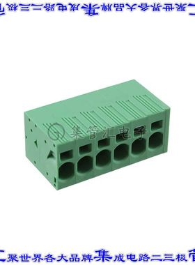 1719231 线对板连接器6POS接线端子7.5mm通孔水平带板