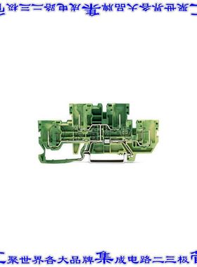 870-157 接线板专用连接器4POS插头连接5.0mm绿色黄色