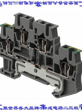 3036314 端子块连接器4POS馈通式5.2mm灰色12-28AWG