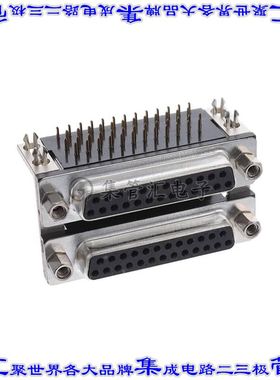 ASUB-277-25TP30 连接器25,25插座母插口D-TYPE型通孔直角