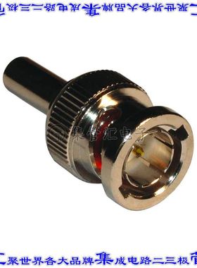 112954 同轴连接器BNC插头公引脚压接75欧姆自由悬挂