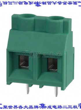 1714971 线对板连接器2POS接线端子9.53mm通孔水平带板