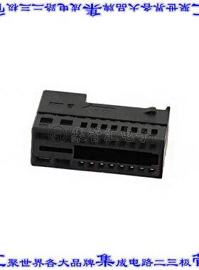 1379914-1 矩形连接器外壳22POS插座2排2.54mm母形插口黑色自由悬