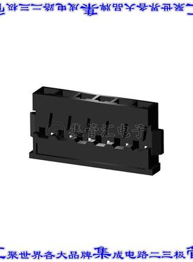 CI6303S0000 矩形连接器外壳3POS插座1.2mm母形插口黑色自由悬挂