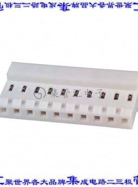 4-640429-0 矩形连接器10POS插座3.96mm母插口白色IDC锡自由悬挂