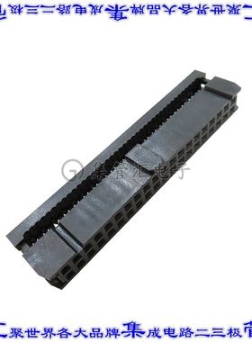FCS-40-SG 矩形连接器40POS插口2排2.54mm母插口黑色IDC镀金自由