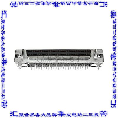 5787082-7 连接器68POS插座母插口2排D-TYPE型板边缘