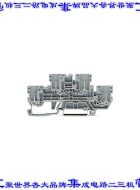 870-151 接线板专用连接器4POS插头连接2排5.0mm灰色