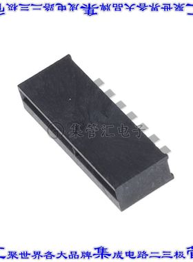 PEC-07-01-T-S 卡边缘连接器7POS母头2.54mm黑色锡