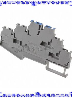 3038312 端子块连接器9POS馈通式3排5.2mm灰色12-28AWG