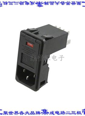 PS00XD000 电源接入连接器3POS插座公插片模块IEC320-C14面板安装