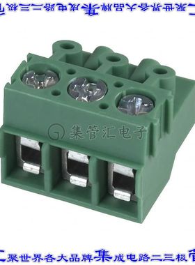 1934874 端子块连接器3POS无罩接头的插头5mm绿色自由悬挂