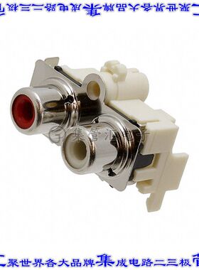 PJRAS2X1S01X 接插件连接器CONN RCA JACK MONO 3.2MM R/A