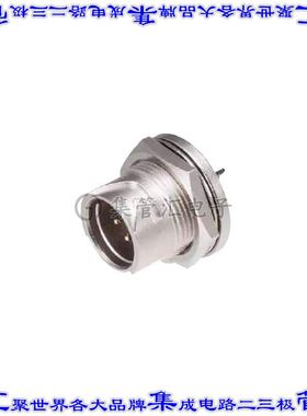 LF10WBRB-4S 圆形连接器4POS插座母插口焊杯镀金面板安装