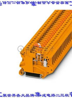 3046443 端子块连接器2POS断连6.2mm橙色10-26AWG