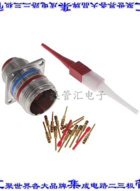 M8372383K12128 圆形连接器12POS插座公形引脚压接面板安装