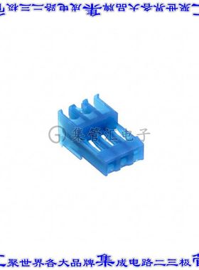 MTD-A-03-E-1 矩形连接器3POS插座2.54mm母插口蓝色IDC锡自由悬挂