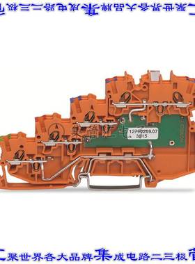 2000-5477/1102-953 端子块连接器10POS馈通隔离式7.0mm橙色16-24