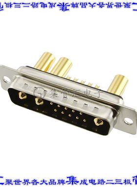 680M13W3103L401 连接器13(10+3电源)插头公引脚2排D-Sub组合式面