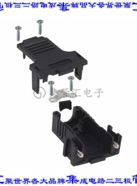 165X13369XE 连接器9POS后壳180度无屏蔽黑色