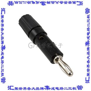 FLUTED 接插件连接器CONN POST BLACK BIND 2894