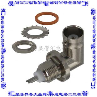 31-222 同轴连接器BNC插孔母形插口焊杯50欧姆面板安装直角