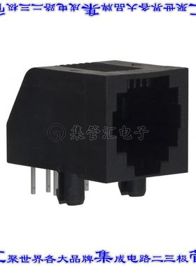 5555165-1 接插件连接器CONN MOD JACK 6P6C R/A UNSHLD