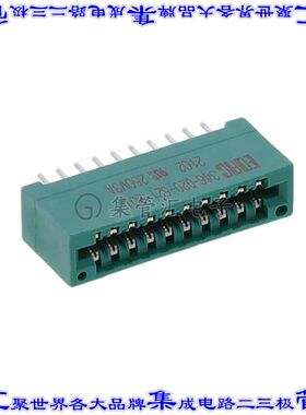 346-020-521-201 卡边缘连接器20POS母头2排3.18mm绿色镀金