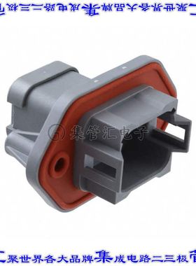 AT04-08PA-PM13 矩形连接器外壳8POS插座2排公形引脚灰色面板安装