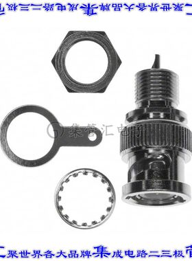 112420 同轴连接器BNC插头公引脚焊杯50欧姆面板安装