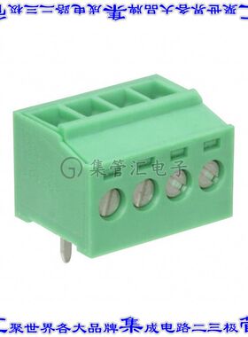 1868144 线对板连接器4POS接线端子3.5mm通孔垂直带板