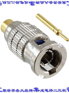 034-5026 同轴连接器BNCHD插头公引脚焊接50欧姆自由悬挂