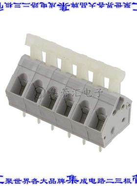 OSTHT060080 线对板连接器6POS接线端子5mm通孔成角度