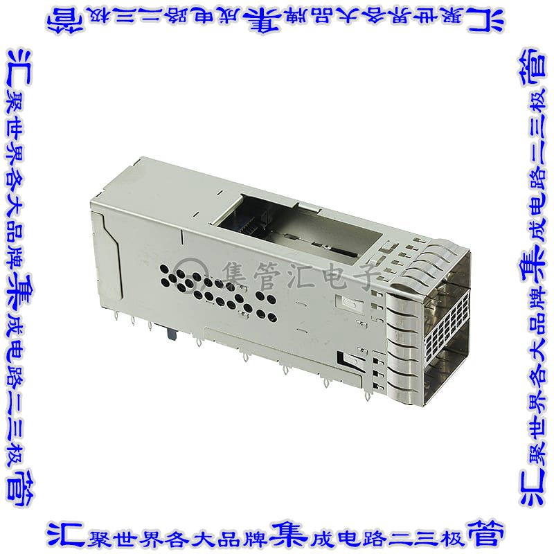 2299940-4 插拔式连接器76(38x2)插座成组(2x1)ZQSFP+通孔直角压