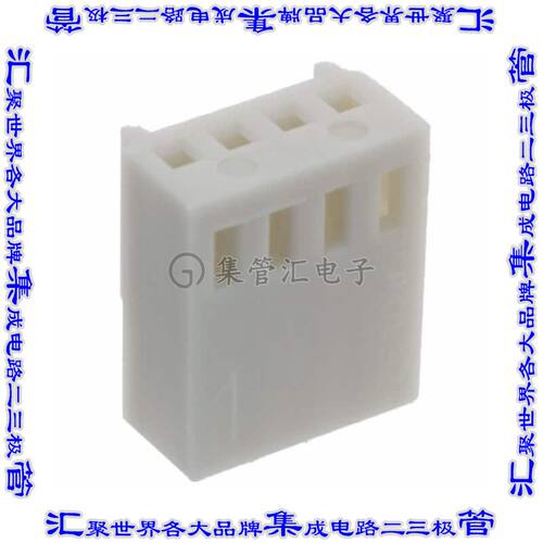SWH25X-NULC-S04-UU-BA 矩形连接器外壳4POS插座2.54mm母形插口米